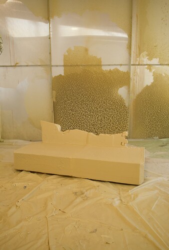 Sara Regal: Sculptural Furniture Made From Discarded Construction Waste
